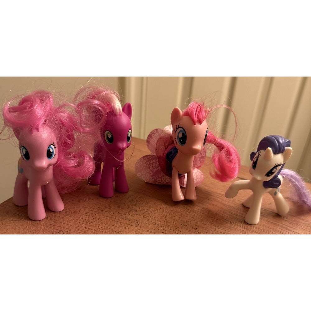 Lot Of 4 My Little Pony G4 Pinkie Pie, Rarity, Cheerilee, Pinkie Pie Land & Sea‎